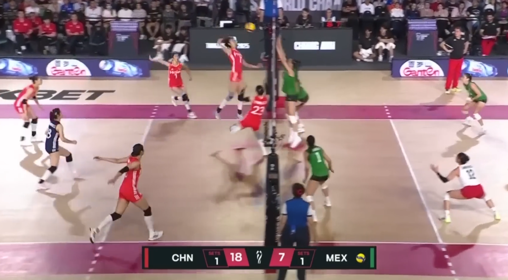 暴扣榜, 国女排的两 暴扣榜, 国女排的两